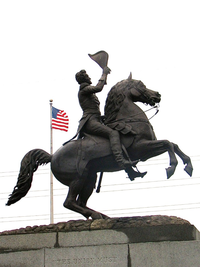 General Andrew jackson, Jackson Square, French Quarter, New Orleans, Louisianna