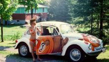 A & W Root Beer car