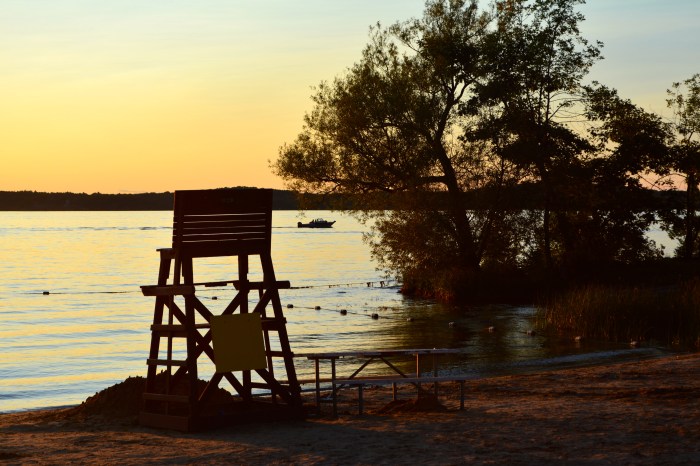 Kring Point State Park beach