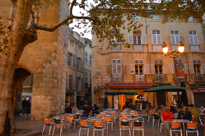 Place de l'horloge, Aix-en-Provence