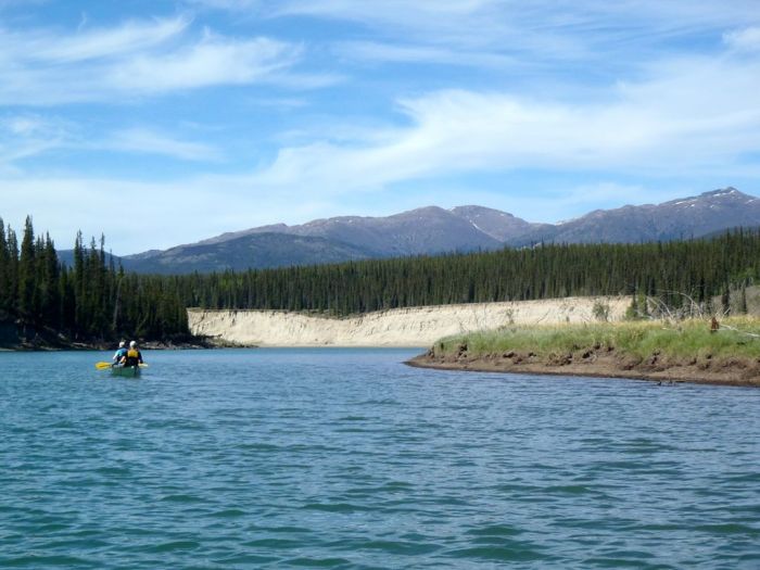 Paddling the Yukon River