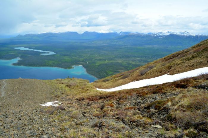 View of the valley from the King's chair.