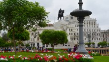 Plaza San Martin. Lima, Peru