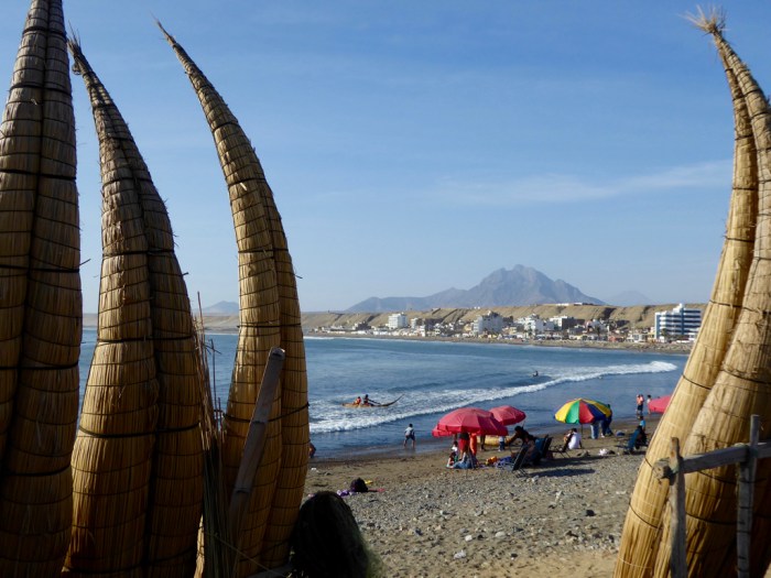 Huanchaco beach, Peru