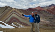 Rainbow Mountain, Peruvian Andes, near Cusco,