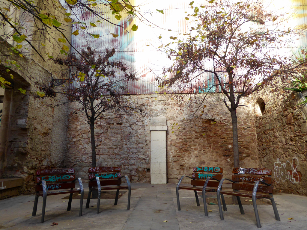Barcelona courtyard