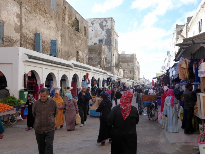 Activity on Avenue de l'Istiqlal. Essaouira, Morocco